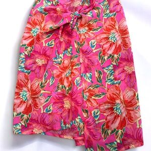 Beach Riot Melanie Sarong Cover Up in Miami Peony One Size Fits All NWOT